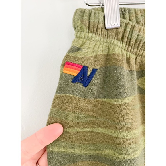 Aviator Nation | Chevron Stripe Sweatpants in Camo | Sz XL - Picture 4 of 14